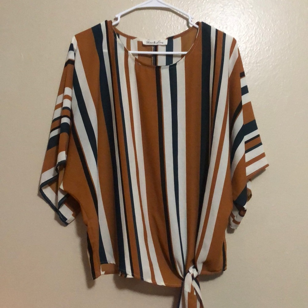 Loose striped blouse